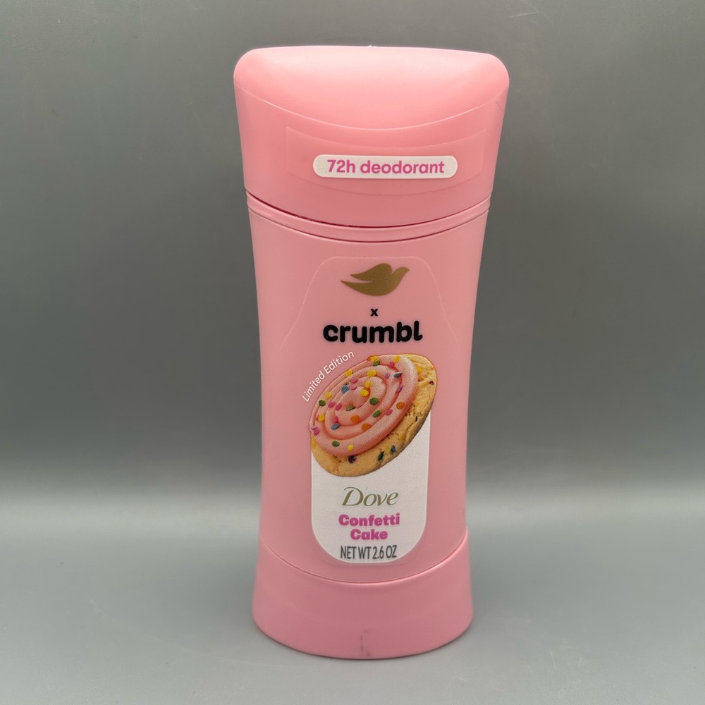 Dove X Crumbl CONFETTI CAKE Deodorant 2.6 oz Limited Edition NEW